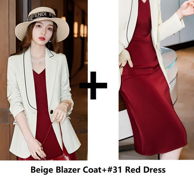 Kiváló minőségű szövet formális egyenruha formatervezés nadrágkosztümök OL stílusok női üzleti munkaruházat blézer Karrier Interjú Állásnadrág szett