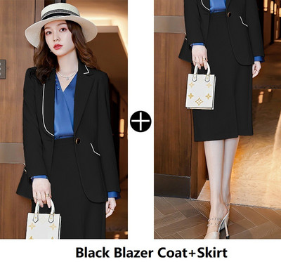 Kiváló minőségű szövet formális egyenruha formatervezés nadrágkosztümök OL stílusok női üzleti munkaruházat blézer Karrier Interjú Állásnadrág szett