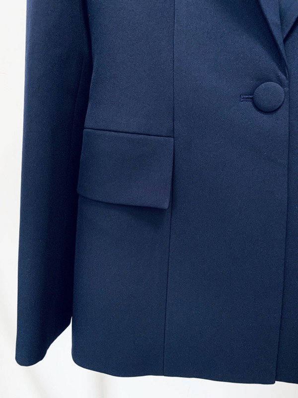 Nagy divat, legújabb, 2022-es Runway tervezői öltöny szett női egygombos blézer, lobogó nadrágkosztüm, elegáns irodai női ruhák