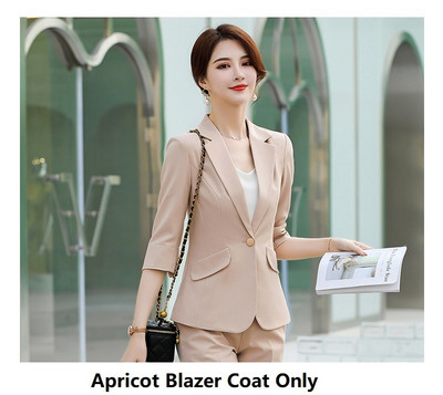 Újdonság zöld formális egyenruha minták nadrágkosztümök női üzleti munkaruházat professzionális blézerek nadrág szettek fél ujjú OL stílusok