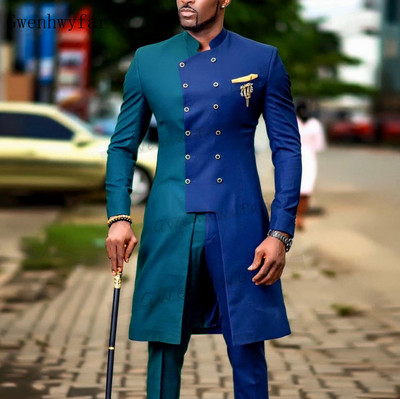 Gwenhwyfar öltönyök férfiaknak vőlegény szmoking indiai esküvői viselet alkalmi férfi blézer férfi bordó öltöny karcsú esküvői öltöny (kabát+nadrág)