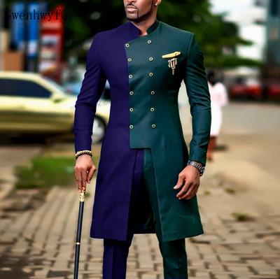 Gwenhwyfar öltönyök férfiaknak vőlegény szmoking indiai esküvői viselet alkalmi férfi blézer férfi bordó öltöny karcsú esküvői öltöny (kabát+nadrág)