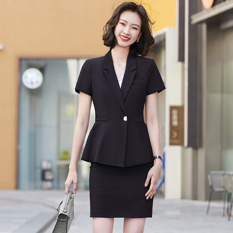 2021-es női 2 részes szett öltöny blézer és nadrágok és szoknya nőknek Karrierinterjú OL Styles Professzionális blézerek Kabát nadrágkosztümök