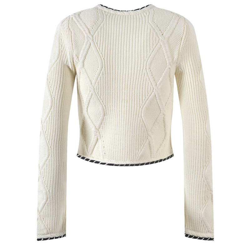 Márka őszi női sztreccs kötött kétrészes készletek textúra mintás hosszú ujjú V-nyakú kardigán pulóver felsők vékony szoknya OL ruhák női