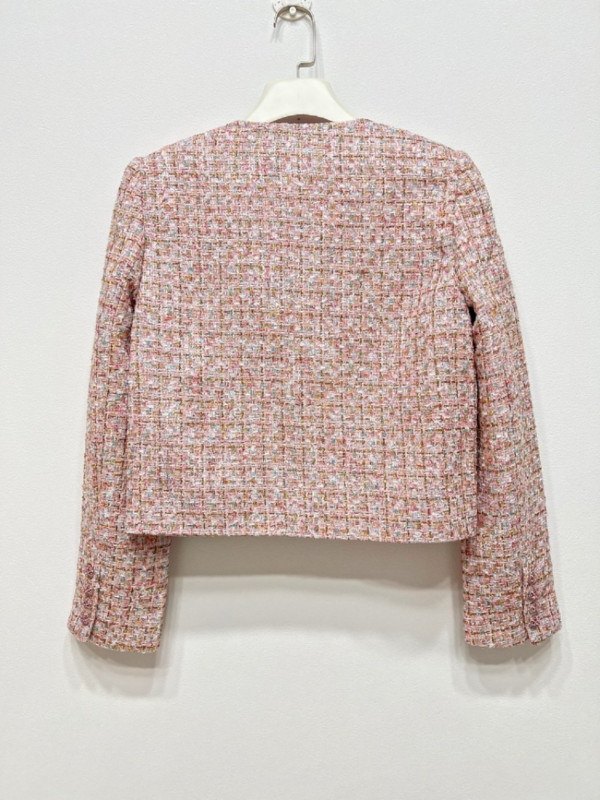 Új 2022 őszi téli tweed 2 részes szett női egysoros kardigán dzseki meleg pulóver dzseki + kötött mellény ruha koreai