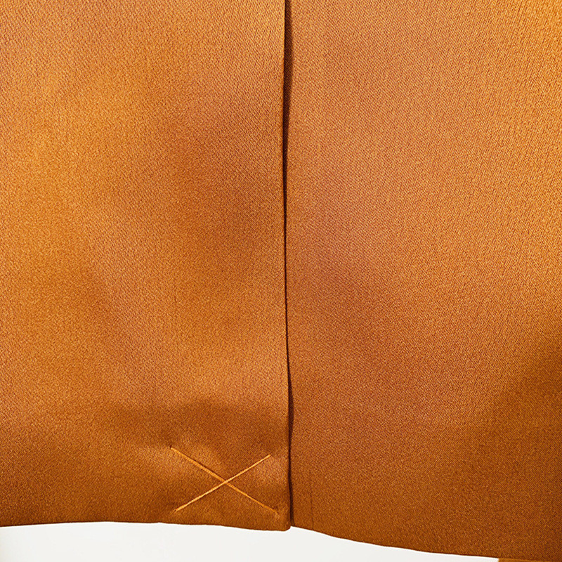 2022. őszi téli új barna öltöny szett Csúcs temperamentum Goddess divat formális blézer kabát egyenes széles szárú nadrág nadrág