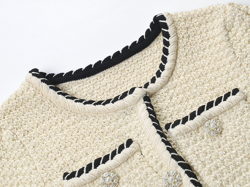 Koreai divat 2 részes szettek Női ruhák tavaszi nyár Elegáns O-nyakú, hosszú ujjú, kötött kardigán+mini szoknyák, kétrészes szett