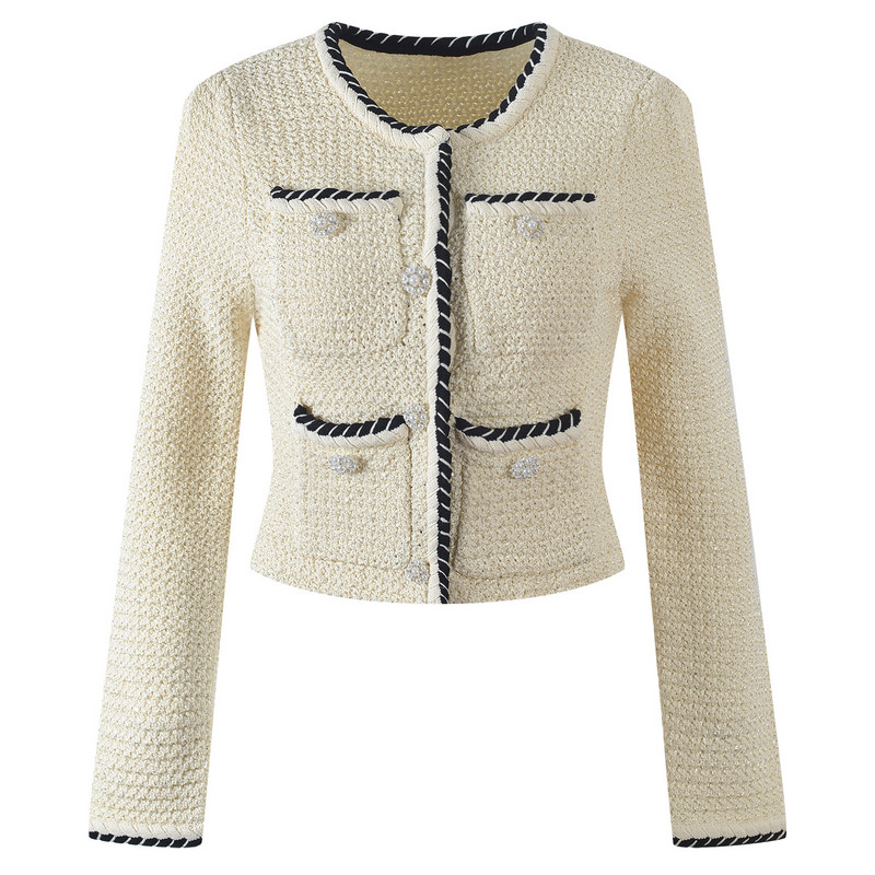 Koreai divat 2 részes szettek Női ruhák tavaszi nyár Elegáns O-nyakú, hosszú ujjú, kötött kardigán+mini szoknyák, kétrészes szett