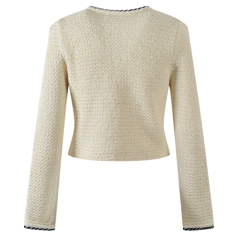 Koreai divat 2 részes szettek Női ruhák tavaszi nyár Elegáns O-nyakú, hosszú ujjú, kötött kardigán+mini szoknyák, kétrészes szett