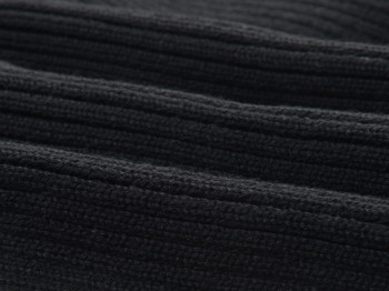 Марка Есен Пролет Дамски еластични плетени комплекти от две части Раирана жилетка с V-образно деколте и пуловер Тънка пола Черна елегантна OL
