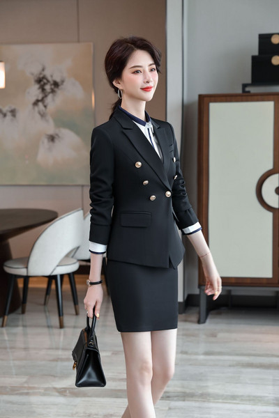 IZICFLY Primăvară Toamnă Roșu Costume Nou Stil Blazer Cu Pantaloni Business Slim Office Seturi 2 Piese Ținute Femei Îmbrăcăminte de lucru Alb