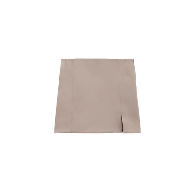 Elegáns szoknya öltönyök női divat 2 gombos levágott blézer oldalra osztott mini szoknyák női öltönyök elegáns szettek