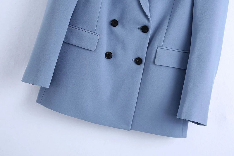 Set 2 piese pentru femei Blazer și pantaloni la două piese Elegant High Fashion Chic Lady Femei Blazer Ținute 2021