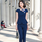 2021 új nyári női elegáns női nadrágkosztüm, fekete blézer + nadrág Bussiness dzseki irodai női kabát, 2 részes készlet, nagy méretű, 5XL