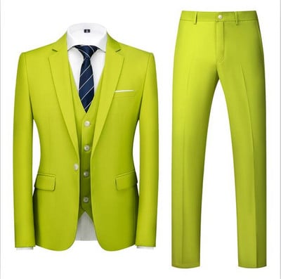 2022 Royal Blue Tuxedo 2 részes férfi esküvői party formális blézerkabát és nadrág mellény nagy méretű S-6XL férfi öltönyök fekete szürke piros