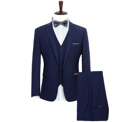 SHAN BAO molett L-9XL bő öltöny 2022 őszi klasszikus márka üzleti alkalmi fiatal férfi bankett esküvői öltöny sötétfekete kék