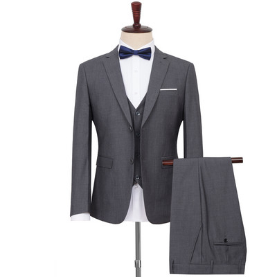 SHAN BAO molett L-9XL bő öltöny 2022 őszi klasszikus márka üzleti alkalmi fiatal férfi bankett esküvői öltöny sötétfekete kék