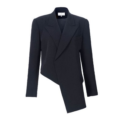 AEL női nadrágkosztüm nyári világoszöld blézer rövid dzseki és széles szárú nadrág 2020 irodai női nadrág öltönyök női szettek