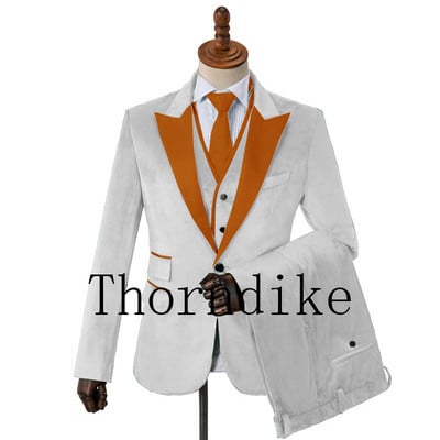 Egygombos karcsúsított férfi öltönyök világoslila bársony báli színpadi esküvői szmokingok 2021 őszi 3 részes férfi öltöny kabát mellény nadrág