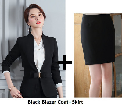 Divat Bor Egyenruha Stílusok Női üzleti öltönyök Professzionális nadrágkosztümök kabátokkal és nadrágokkal Női irodai munkaruházat Blézerek