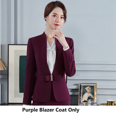 Divat Bor Egyenruha Stílusok Női üzleti öltönyök Professzionális nadrágkosztümök kabátokkal és nadrágokkal Női irodai munkaruházat Blézerek