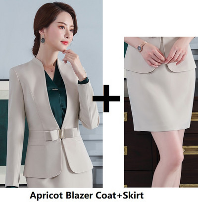 Divat Bor Egyenruha Stílusok Női üzleti öltönyök Professzionális nadrágkosztümök kabátokkal és nadrágokkal Női irodai munkaruházat Blézerek