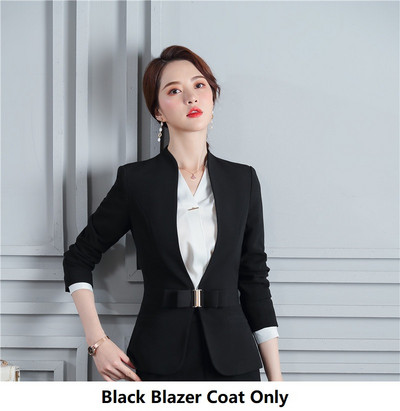 Divat Bor Egyenruha Stílusok Női üzleti öltönyök Professzionális nadrágkosztümök kabátokkal és nadrágokkal Női irodai munkaruházat Blézerek