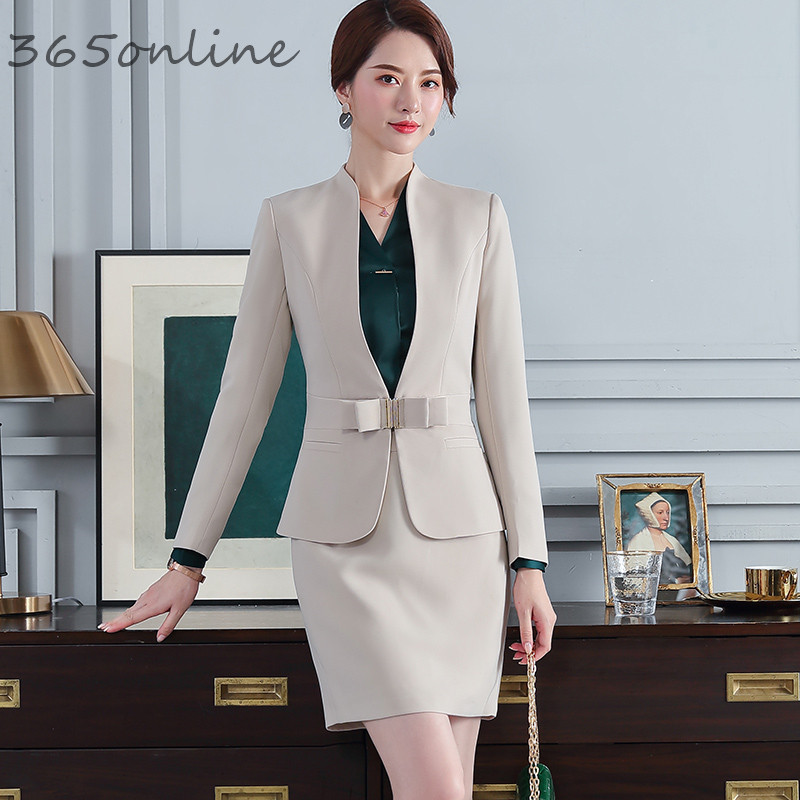 Divat Bor Egyenruha Stílusok Női üzleti öltönyök Professzionális nadrágkosztümök kabátokkal és nadrágokkal Női irodai munkaruházat Blézerek