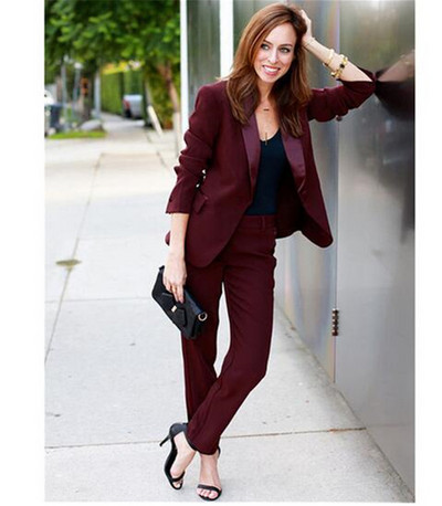 Fekete kendő női blézer öltönyök kabát női nadrágkosztüm jelmezek női öltöny blézer nadrággal parti vőlegény számára egyedi gyártás