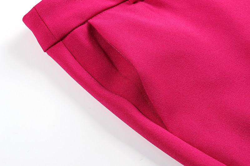 Professzionális női öltönynadrágok, kétrészes, 2022-es ősz, új stílusú karcsú vörös rózsa, hosszú ujjú női blézer dzseki, alkalmi nadrág