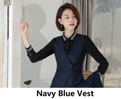 Kiváló minőségű szövetből készült női öltönyök formai egyenruha minták nadrágkosztümök őszi tél női OL Munkaruházat Professzionális blézerek