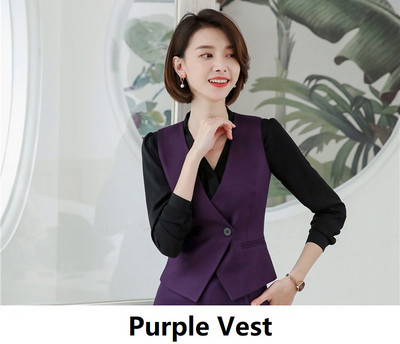 Kiváló minőségű szövetből készült női öltönyök formai egyenruha minták nadrágkosztümök őszi tél női OL Munkaruházat Professzionális blézerek