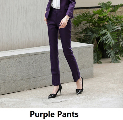 Kiváló minőségű szövetből készült női öltönyök formai egyenruha minták nadrágkosztümök őszi tél női OL Munkaruházat Professzionális blézerek