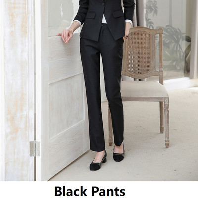 Kiváló minőségű szövetből készült női öltönyök formai egyenruha minták nadrágkosztümök őszi tél női OL Munkaruházat Professzionális blézerek