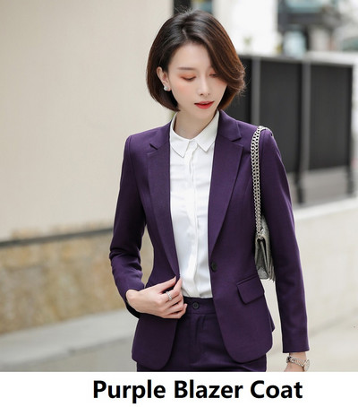 Kiváló minőségű szövetből készült női öltönyök formai egyenruha minták nadrágkosztümök őszi tél női OL Munkaruházat Professzionális blézerek