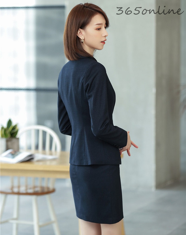 Kiváló minőségű szövetből készült női öltönyök formai egyenruha minták nadrágkosztümök őszi tél női OL Munkaruházat Professzionális blézerek