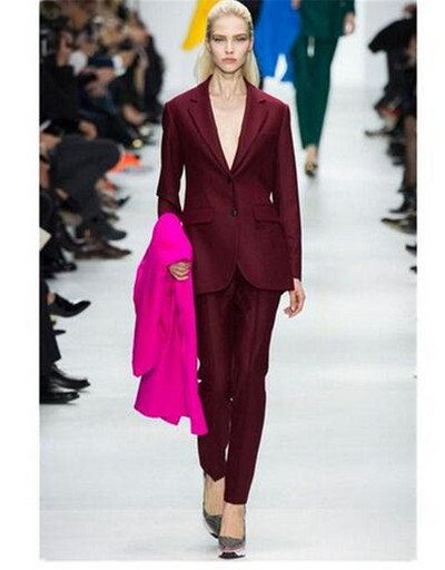 Egyedi gyártású szürke 2 részes szett női üzleti nadrágkosztüm Irodai formális egyenruha női munkaruházat blézer outfit nadrágkosztüm