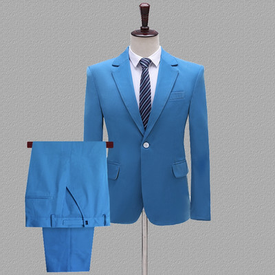 Rózsaszín báli öltönyök férfiaknak Esküvői vőlegény szmoking öltönyök Férfi színpadi énekes jelmez Home Party Stage férfi öltönyök nadrággal Ternos 5XL