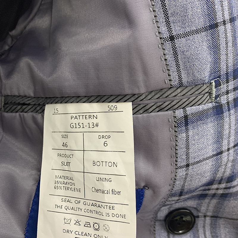 2022-es divat új férfi alkalmi butik kockás karcsú, kétsoros öltöny 2 részes öltöny blézer dzseki kabát nadrág nadrág szett