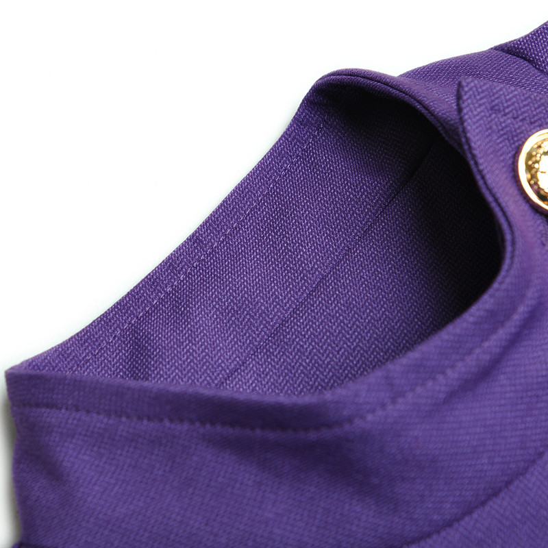 Állványgallér hosszú ujjú egysoros nyakkendő derék felső zseb egyenes nadrág divatos öltöny 2022 ősz/tél