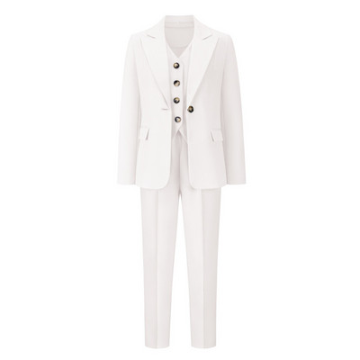 Határon átnyúló külkereskedelmi profi öltöny 2022 őszi-téli női új profi öltönynadrág háromrészes öltöny