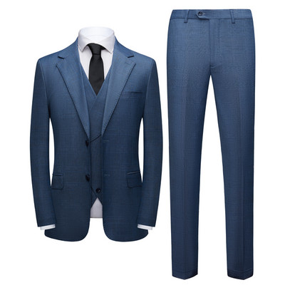 TIAN QIONG 2022 új, kiváló minőségű férfi alkalmi öltöny férfi esküvői ruha nagy méretű egyszínű férfi ünnepi öltöny S-6XL