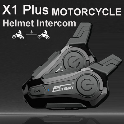 2 db/Lot E1 Bluetooth Intercom Motoros sisak bluetooth headset 2 Rider intercomunicador Moto Interphone Headset Vezeték nélküli