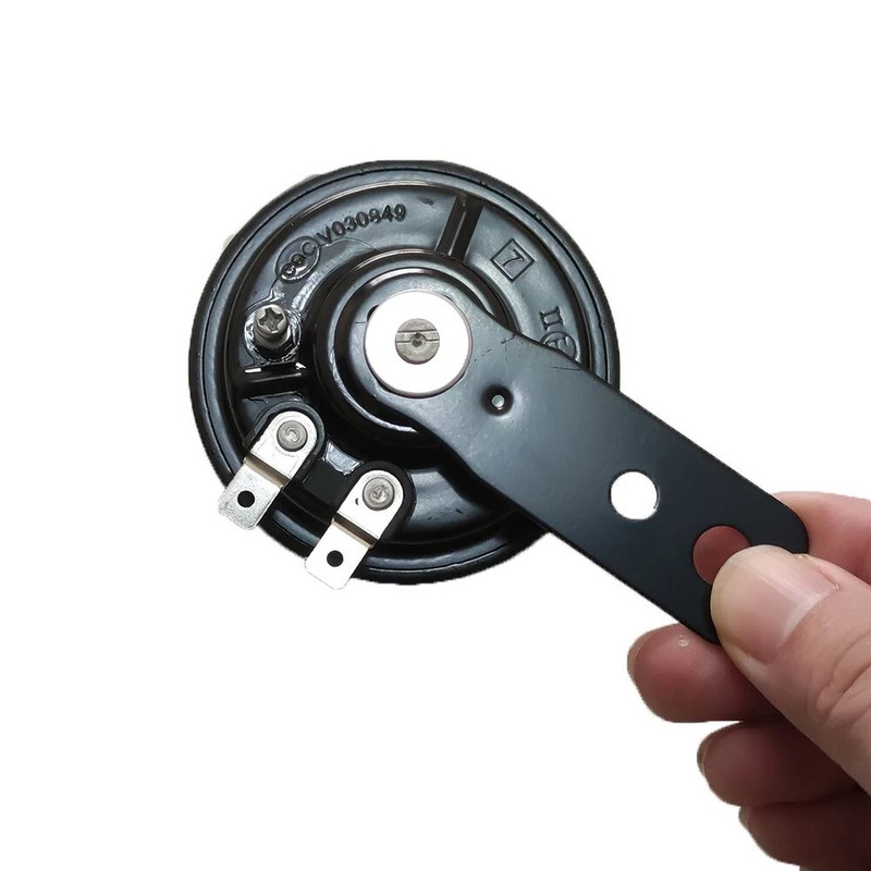 Lemod universalus motociklo elektrinis garso signalo rinkinys 12V 1,5A 105db vandeniui atsparūs apvalūs garsiakalbiai, skirti motorolerio mopedo purvo dviračiui ATV