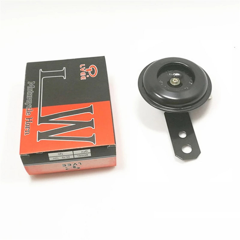 Lemod universalus motociklo elektrinis garso signalo rinkinys 12V 1,5A 105db vandeniui atsparūs apvalūs garsiakalbiai, skirti motorolerio mopedo purvo dviračiui ATV