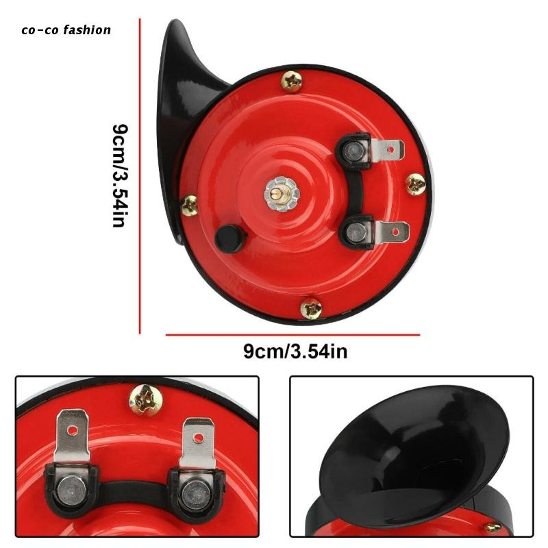 517B patobulinti itin garsūs traukinio garsiakalbiai, 12v elektriniai vieno / dvigubo garso garsiakalbiai, skirti sunkvežimiams, motociklams, dviračiams ir valtims