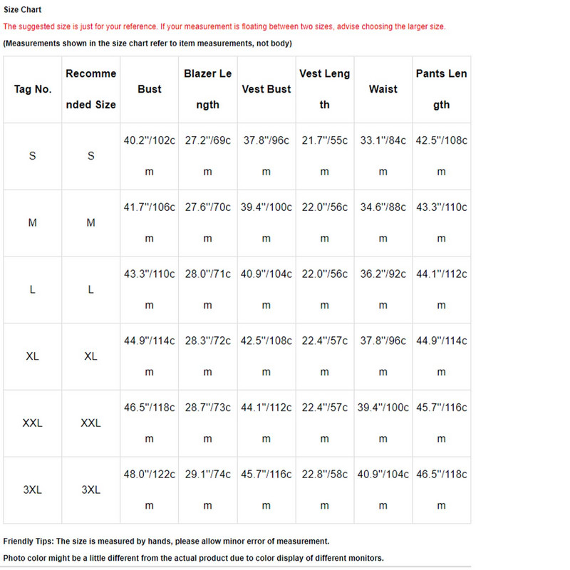 Pulmaülikond Meeste Korea Slims Meeste Äriülikond 3tk jakk Vest Püksid Pidulik ülikond Smoking Peigmeheülikond pikkade varrukatega härrasmeeste komplekt
