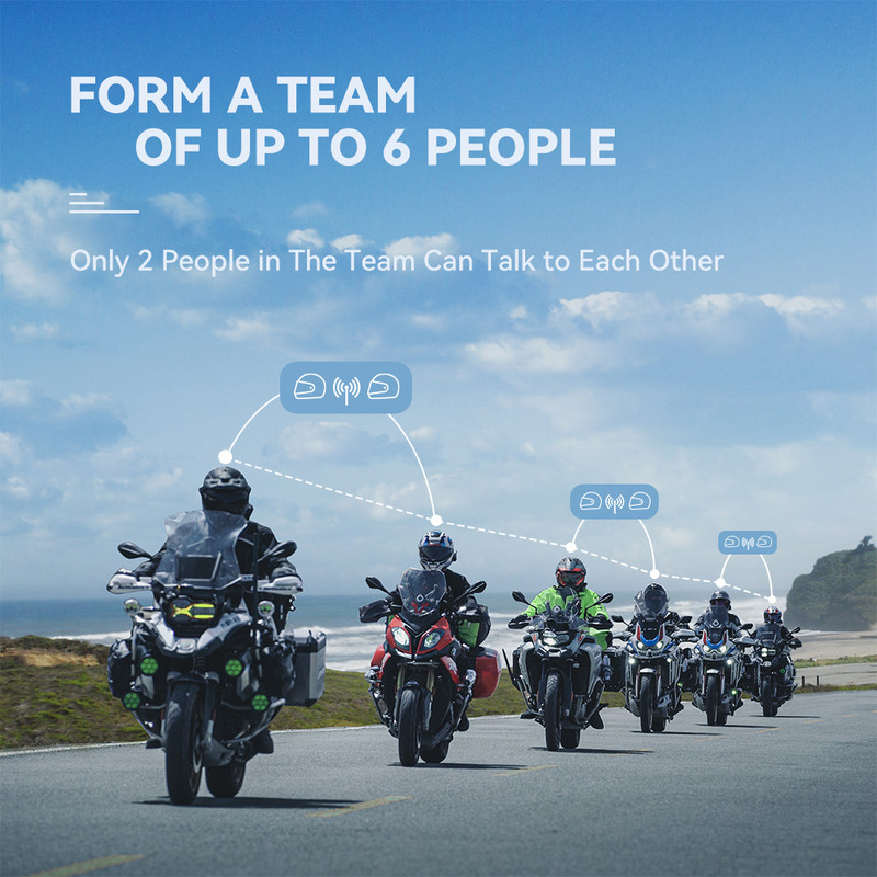 2022-es új Lexin G2 motoros kaputelefon sisak Bluetooth fejhallgatók, kihangosító kommunikátor akár 6 lovas interfonnal FM rádióval