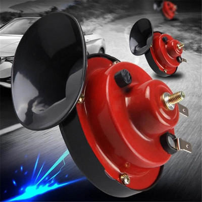 Car Horn 12V 300dB 4 Trumpet Super Loud Air Horn Compressor with Mounting Kits Car Trumpet Loudspeaker