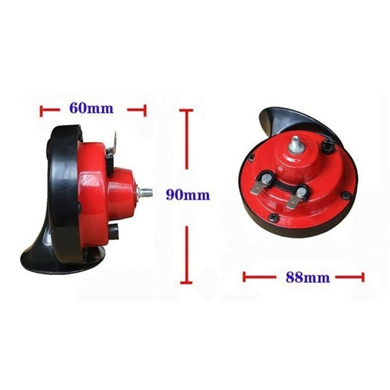 Automobilio garso signalas 12V 300dB 4 Trimito Super Loud Air Horn kompresorius su tvirtinimo komplektais Automobilinis trimito garsiakalbis